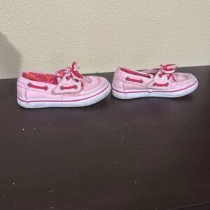 Sperry size 8 Bahama Canvas Boat Shoe